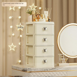 Lauaarvuti hoiukarbi sahtli t&uuml;&uuml;pi l&auml;bipaistev tualettlaud kosmeetikatoodete hoiukarp, plastist mitmekihiline kirjatarvete hoiuruum 2