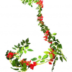 200cm kunstlik Wisteria lillep&auml;rja Realistlik kodune pulmaaed siseruumides v&auml;lisseinale rippuv kunstlik ronimine lilleline rohelus rippuv luuderohi roosa