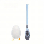 Duck Shape tualetipoti hari hoidikuga, silikoonist ja k&otilde;vade harjastega tualettruumi puhastusharjad, vannitoa puhastuskausi harja komplekt