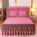 Luksuslik talvine voodikate voodil Paks kodune pitsvoodi Seelik-stiilis voodilinad Tikand Puuvill Euroopa stiilis voodikatted 150x200cm 1pcs