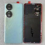 Uus For Honor 90 karastatud klaasist tagumine akukate For Honor 90 5G tagakaas uks korpus + v&auml;lklambi kate + kaamera l&auml;&auml;ts sinine