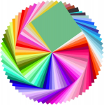 100 tk ruudukujuline origami paber &uuml;hev&auml;rviline kahepoolne kokkuklapitav paber mitmev&auml;rviline lastele k&auml;sitsi valmistatud meisterdamine scrapbooking k&auml;sit&ouml;&ouml;dekoor 20x20cm