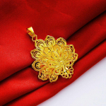 19 stiili kullav&auml;rvi ripats &Uuml;hekordne ripats, sama v&auml;rvi keti sees ja v&auml;ljas Qixi Single 40CM