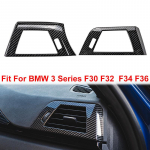 2 tk Carbon Fiber Style k&uuml;lgmise kliimaseadme &otilde;hutusventiil sobib BMW 3/4 seeria F30 F31 F32 F36-2013-2019 jaoks