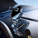 Universaalne armatuurlaua autotelefoni hoidik &ndash; mitmefunktsionaalne keskjuhtimispuldi kinnitus koos v&auml;risemisvastase funktsiooniga autos&otilde;idukitele Mirror + Dashboard Clip