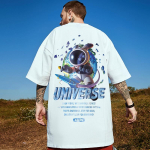 Meeste T-s&auml;rk Hip Hop Oversize L&uuml;hikeste Varrukatega Paks Meeste Moebr&auml;nd Moe T-s&auml;rk Lahti Meeste M valge