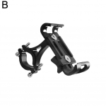 Metallist mootorratta telefonihoidja alumiiniumsulamist libisemisvastane GPS-klamber jalgratta tugi Univers X6E4 black-onesize