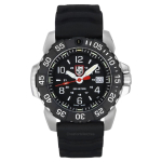 Luminox Navy Seal RSC Kummirihm Must T&auml;hik Kvarts Sukeldujakell XS.3251.CB 200M Meeste Kell must
