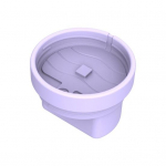 Silikoonist j&auml;&auml;tisekauss 40 untsi termose jaoks, korduvkasutatav, uuenduslik j&auml;&auml;tisekauss A lilla