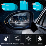 6 tk auto tahavaatepeegli vihmakindel kile, HD Nano uduvastane kriimustusvastane sisemus tahavaatepeegel, pimestamisvastane kile, veekindel ohutuks s&otilde;iduks