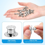 10 tk lukustustihvt taga lukustustihvti hoidja klamber Metallist tihvti alus prossi jaoks