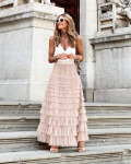 Summer Burst Fashion Mesh Cake Poolkeha seelik XXL