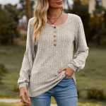 Naiste s&uuml;giskudum T-s&auml;rk Lantern, pikkade varrukatega &uuml;mmarguse kaelusega n&ouml;&ouml;bid, soliidsed kootud pullover vabaaja topid S burgundiapunane