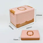 Kaasaskantav hoiukarp Plastikust kokkupandav hoiukarp Kokkupandav korralduskarp k&uuml;&uuml;nekunsti hoiukarp sinine