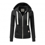 Yousheng S&uuml;gis Talv Naiste Jakk N&ouml;&ouml;riga Kapuutsiga Lukuga Pikkade Varrukatega &Uuml;hev&auml;rviline Slim Fit Elastsed K&auml;tised Kampsun Taskutega Sport Fitness Mantel M roosa