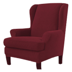 Wingback tooli katted 2-osaline tiibtooli libisemiskate veniv kate tiibtooli jaoks. D36xW32xH45 inch