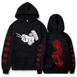 Uus Anime Jujutsu Kaisen Hoodies Kawaii Manga Kugisaki Nobara Graphic Pullovers Unisex Harajuku Hip Hop Streetswear dressipluus S must