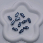 10 tk Retro V&auml;ikesed Kala Helmed Amuletid Keraamilised Vahehelmed Lahtised Helmed Ehtevalmistuseks K&auml;sit&ouml;&ouml; K&auml;sitsi valmistatud DIY K&auml;ev&otilde;ru Tarvikud