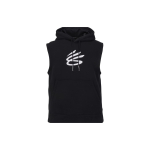 Under Armour Ss24 Curry Fliis Kapuutsiga Logo Prindiga Hingav L&otilde;tv Korvpalli Vest Meeste Vestid Must 1374301-003 M gray