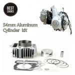 Suure l&auml;bim&otilde;&otilde;duga mootori &uuml;mberehitussilindrite komplekt 54 mm kolvir&otilde;nga tihend 110 kuni 125 cc Honda C110 Crf110 jaoks