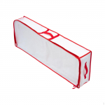 Christmas Wrapping Paper Storage Bag Gift Wrap Organizer Large Capacity under Bed Box for Black and Red