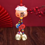 Kingitused Jaapani Lucky Cat auto ripats Armas loominguline tuulekellad &Otilde;nnistavad uut aastat Rikkus Varandus Ripppael Kontor oranž