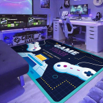 3D M&auml;ngude teemalised suured vaibad E-spordi ruumi kaunistusvaip Multikate m&auml;ngupuldi vaip Poiste magamistuba Voodi&auml;&auml;rne dekoratsioonivaip 80x120cm-32x47in