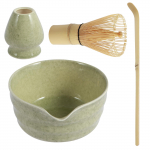 4 tk/1 komplekt Matcha vispli komplekt Elegantne Matcha teekomplekt keraamiline Matcha kauss Matcha vispli hoidja bambusest Matcha vispli ja bambusest k&uuml;hvel