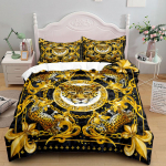 &Otilde;mblusteta kettidega barokkmustriga boheemlaslik voodipesukomplekt, v&auml;ike &uuml;heinimesevoodi, kaheinimesevoodi, queen-size voodipesu, king-size voodipesukomplekt 155x215cm 3pcs