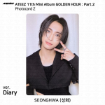 ATEEZ 11. minialbum Golden Hour Pt.2 To Diary For Ver Photocard Postkaart Seonghwa - Diary (Z)