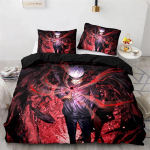 Anime Jujutsu Kaisen Satoru Gojo Tekikottide komplekt King Queen Double Full Twin Single suurus lastele teismelistele voodipesukomplekt 135x200cm 2pcs