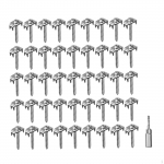50 Pieces Fence Staples Accessories Sturdy Easy to Use Practical Convenient Nails for Softwood