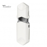 Small Pill Cutter Organizer Telescopic Design BPA-free Easy to Use Compact Size Portable Pills Cutter Splitter Tablets Dispenser valge