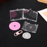 Nfc t&uuml;hi albumi CD &uuml;mbris v&otilde;tmehoidja Nfc kleebisega CD-m&auml;ngija v&otilde;tmehoidja perifeerne m&auml;lestusalbumi v&otilde;tmehoidja isetehtud koti ripats