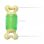 Lemmiklooma m&auml;nguasi Koer haukuva koera luu lekib toitu N&auml;rimine ja hammaste krigistamine teeb h&auml;&auml;lt Eneser&otilde;&otilde;mu m&auml;nguasi 14.5*5cm