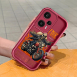 Pehme silikoonist ruudukujulise redeliga printimismustriga telefoni korpus, t&auml;iskaanega kaamera p&otilde;rutuskindel kaitse kummist &uuml;mbris Xiaomi Redmi jaoks Xiaomi 13 Lite valge