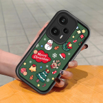 Pehme silikoonist ruudukujulise redeliga printimismustriga telefoni korpus, t&auml;iskaanega kaamera p&otilde;rutuskindel kaitse kummist &uuml;mbris Xiaomi Redmi jaoks Redmi 13 must