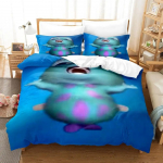 Uus Bibble meem Voodipesukomplekt &Uuml;heinimese Twin T&auml;ism&otilde;&otilde;dus Queen King Suurusega Voodikomplekt T&auml;iskasvanu Laste Magamistoa Tekikoti Komplektid 3D Anime Voodilina Komplekt 70x133cm 2pcs