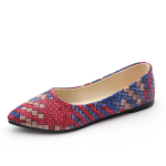 Kingad naistele 2024 Sinised Terava Ninaga Naiste Suvised Jalan&otilde;ud Madalad Kontsad Kontori Mokassiinid Madalad Kevadised Slip-on M&uuml;&uuml;gil Y2k Vabaaja 39 E A 35