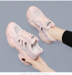 &Otilde;&otilde;nes V&auml;ljal&otilde;ikega Isa Kingad Naiste Pehme Tallaga 2024 Uued Suvised &Otilde;hukesed Istuvad Paremini Suurendavad Mugavust ja Hingavust Vabaaja Spordi Naiste Kingad 40 roosa