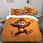 3-osaline erksav&auml;rviline 3D hai voodipesukomplekt - Pehme, ookeani-inspireeritud hai kalade prindiga tekikott, hingav, h&uuml;poallergeenne, ilma t&auml;idiseta EU Single 135x200cm