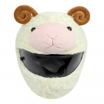 Mootorratta kiivri kate Naljakas multikas Palus n&auml;okatted K&uuml;&uuml;liku/kitse mootorratta kiivri peakate Moto peakatte tarvikute jaoks