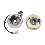 Magneto Staatori Hooratta Rootori Komplekt Vask Alumiinium 90cc 110cc 125cc 140cc K&auml;ivitusmootorile PIT PRO PIT Magneto Hooratas