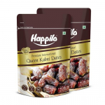 Happilo Premium International Queen Kalmi datlid 200 g (Pakis 2) | V&auml;rske ja pehme Khajur kuivatatud puuvili loomuliku magususega | 100% looduslikult kuivatatud