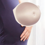 Kunstlik rasedusk&otilde;ht, korduvkasutatav hingav k&auml;snjas kost&uuml;&uuml;m, kilekattega k&otilde;htu tekitav rekvisiit 39cmx35cm