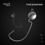 Aohu Texas Rig Pehme S&ouml;&ouml;t Landiga Lai K&otilde;ht ja Plii Kroomitud Konks 3.5g