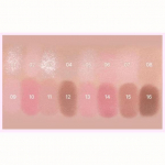 WAKEMAKE Pehme udusilmade palett (23 Valikud) 10. Lazy Pink Blurring