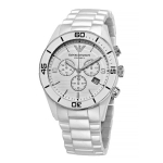 Emporio Armani AR1424 valge keraamiline meeste k&auml;ekell valge