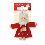 Figurine d&eacute;coration de No&euml;l - Rouge