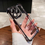iPhone 16 15 14 13 12 Pro Max Samsung S24 S23 Plus A05 A06 A14 A15 A16 Redmi Note 13 12 Pro jaoks l&auml;bipaistev t&auml;isobjektiivikaitse p&otilde;rutuskindel telefoni&uuml;mbris iPhone 12 Pro Max